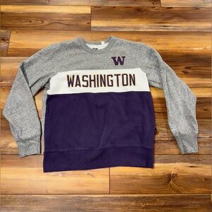 Washington Purple and Gray crew neck